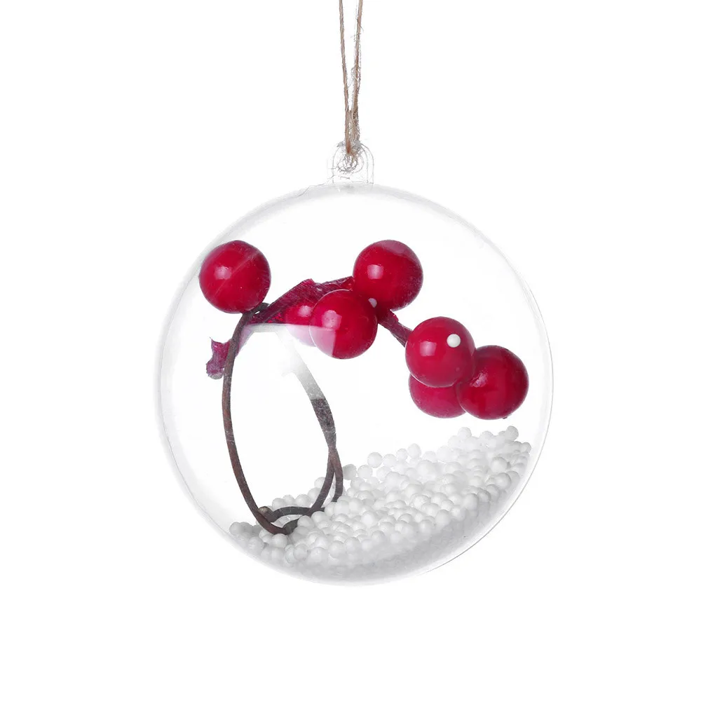 

Christmas Plastic Tree Pendant Hanging Home Ornament Christmas Decoration Ball Light Fashion Design