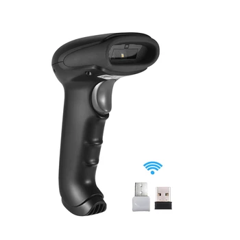 

Barcode Scanner with BT & 2.4GHz Wireless 1D 2D Barcode Scanner Handheld Rechargeable Bar Code Reader with USB Cable Receiver