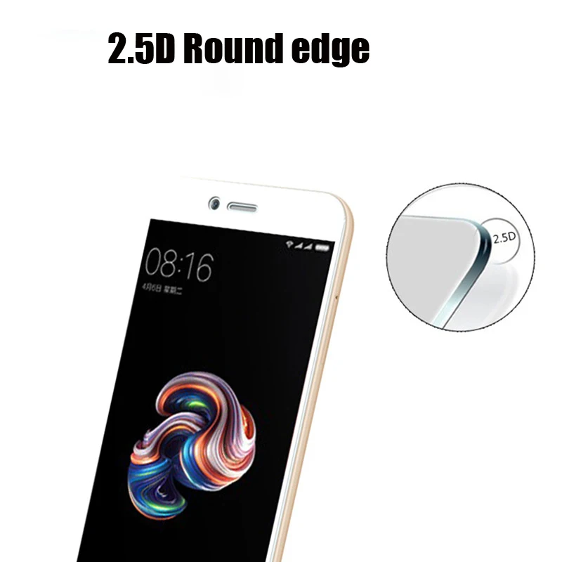 GerTong полное покрытие закаленное стекло для Xiaomi Redmi 4X 4A 5 Plus Y1 Lite Note 5A Prime MiA1 Mi5X защита