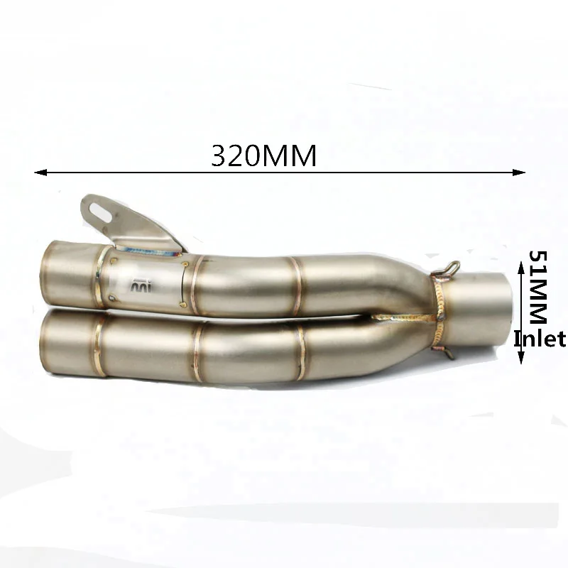 51 мм мото rcycle части мото выхлопная труба mivv глушитель двойной выход глушитель для YAMAHA R1 R3 CBR CBR125 CBR250 MI00