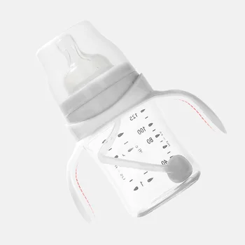 

2PCS White PP Heat Resistance Baby Kids Milk Bottle Handle Feeding Bottle Grip for AVENT Wide Caliber Bottles Box Accessories
