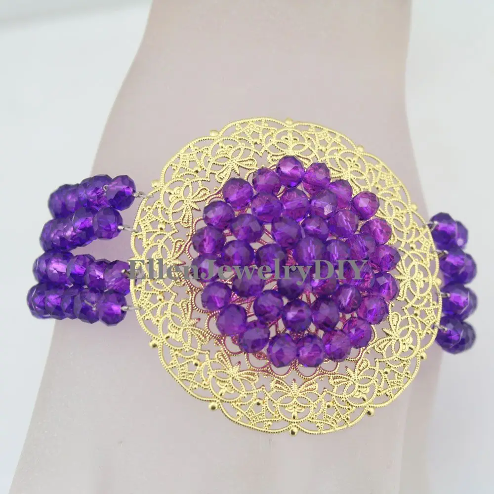 

Wholesale african bracelet women DIY jewelry crystal beads Africa Bracelet Free Shipping W11526