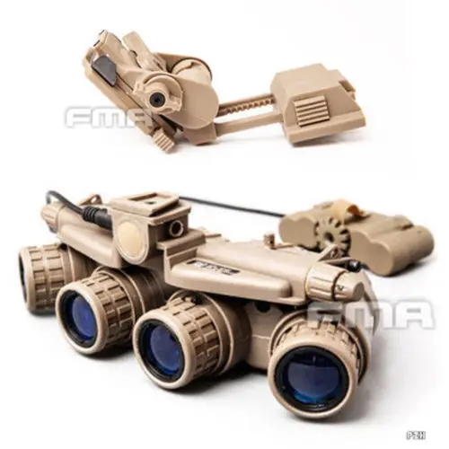 

FMA Tactical Airsoft GPNVG 18 NVG Model + Plastic L4G24 NVG Mount BK/DE color combination suit