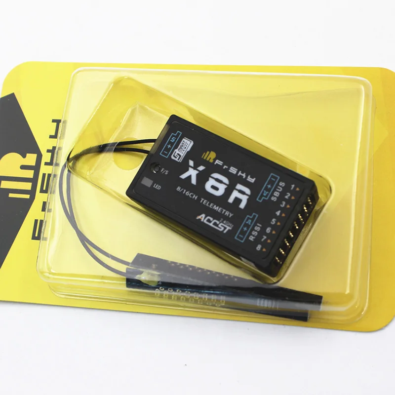 2 шт./лот FrSky 4G S. Порт 8/16 каналов телеметрический приемник X8R для Taranis X9D PCB антенна