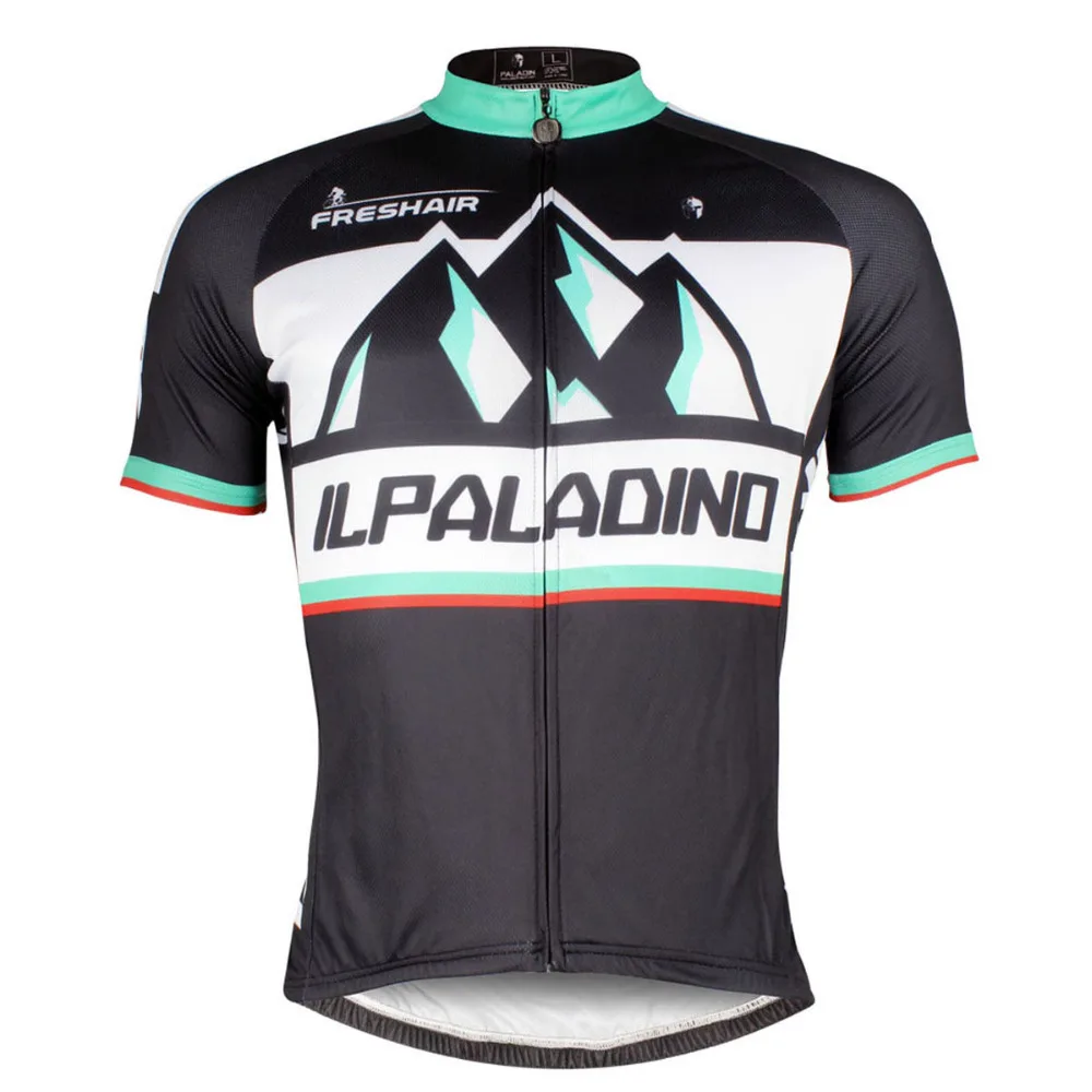 

New Black Men Polyester Breathable Bike Jersey Short Sleeve Riding Apparel Full Zipper Crewneck Cycling Clothing Size S-6XL