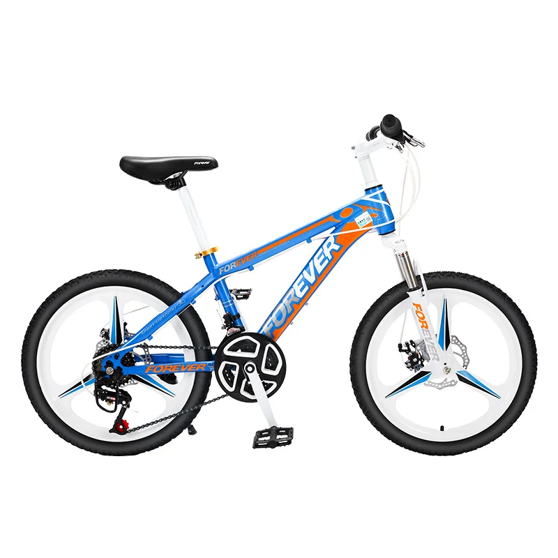 Double Disc Brake For 24 Speed 20 Inch Variable Speed High Carbon Steel Frame Of Mountain Bicycle For Children And Adolescents