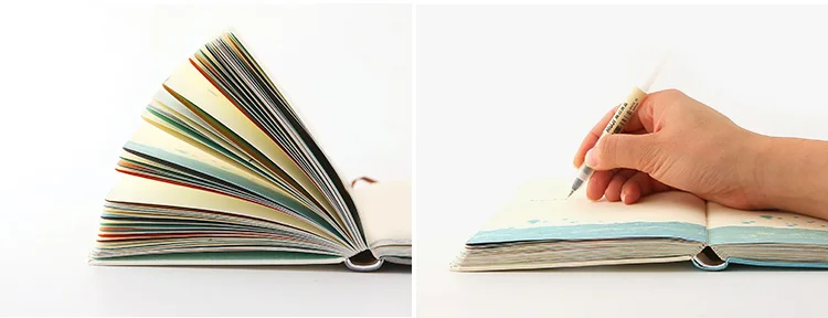 Креативный блокнот с Китом, цветная бумага, твердый переплет, дневник, книга-планировщик, школьные канцелярские принадлежности