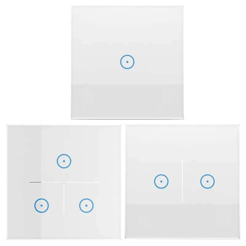Умный дом WiFi сенсорный переключатель для системы домашней автоматизации 2 канала ЕС переключатель comppatible с google home и Alexa