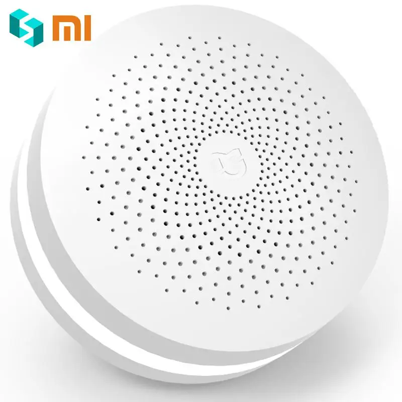 Xiaomi Mijia шлюз Новая обновленная версия умный пульт дистанционного управления системой сигнализации дверной датчик Многофункциональный шлюз