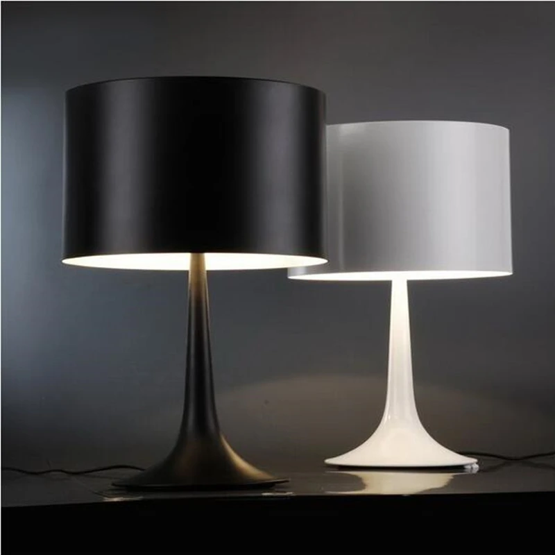 Modern Metal Lampshades Table Lamp Nordic Desk Light Desktop Study Reading Living Room Bedside Home Lighting Fixtures | Лампы и
