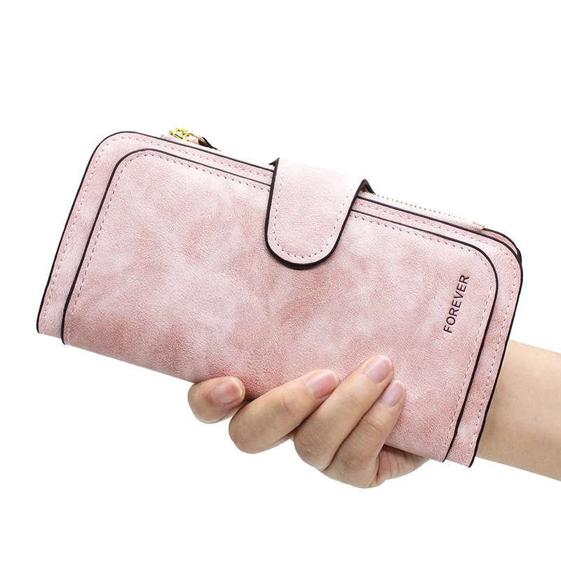 Brand Leather Women Wallets High Quality Designer Zipper Long Wallet Women Card Holder Ladies Purse Money Bag Carteira Feminina Brand Leather Women Wallets High Quality Designer Zipper Long Wallet Women Card Holder Ladies Purse Money Bag Carteira Feminina