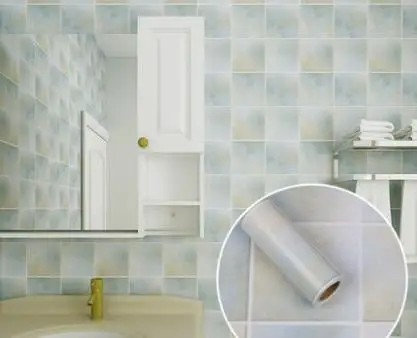 Толстые водонепроницаемые самоклеющиеся обои масло для кухни-защитные наклейки на стену для ванной комнаты мозаика имитация плитки шаблон наклейки - Цвет: NO  10