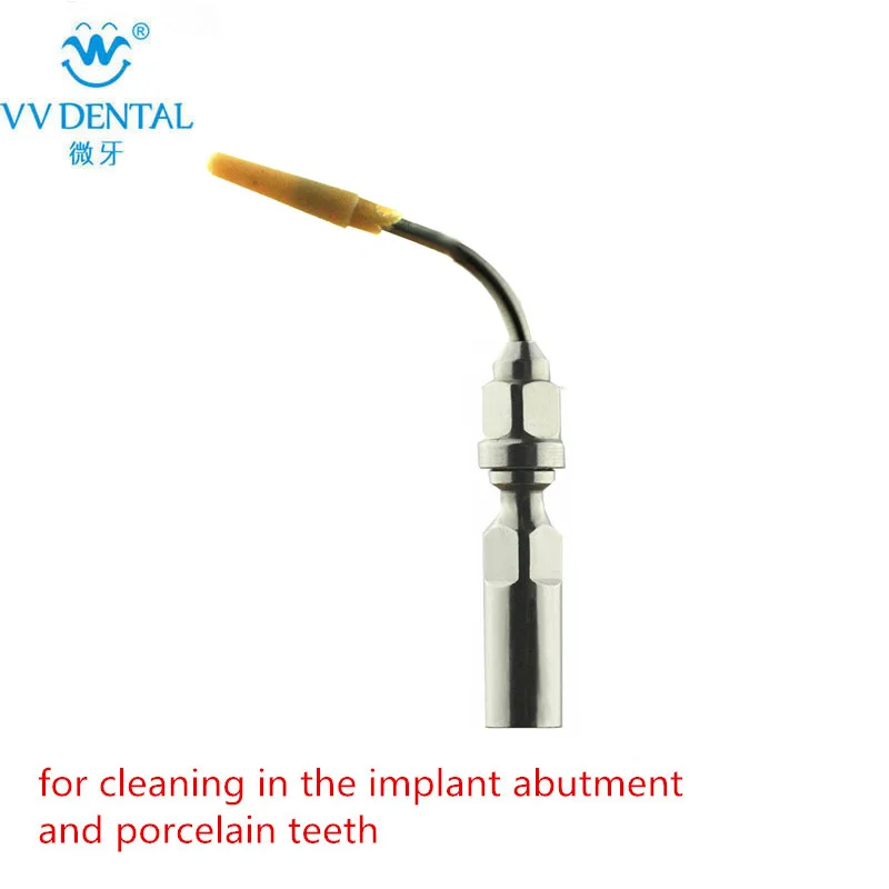 

Dental ultrasonic implant abutment and porcelain teeth cleaning tip for EMS original scaler handle