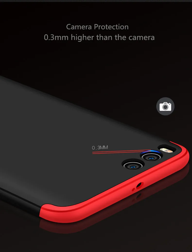 DATTAP For Xiaomi Mi6 Case Original Hard Plastic 360 Full Protection Case For Xiaomi Mi6 Mi 6 Phone Cases Armor Back Cover Funda (6)
