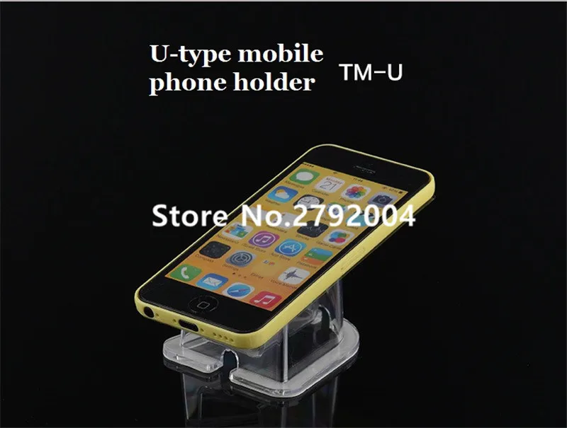 Titular do Telefone Suporte para Telefone Lote Acrílico Celular Display Stand Móvel Universal Exposição 100 Pçs - 6 100 pçs lote Acrílico celular display stand
