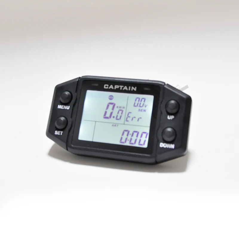 

Multifunction Hour Meter Digital Self Powered Engine tachometer Speed Meter with Voltmeter Service Reminder Gauge