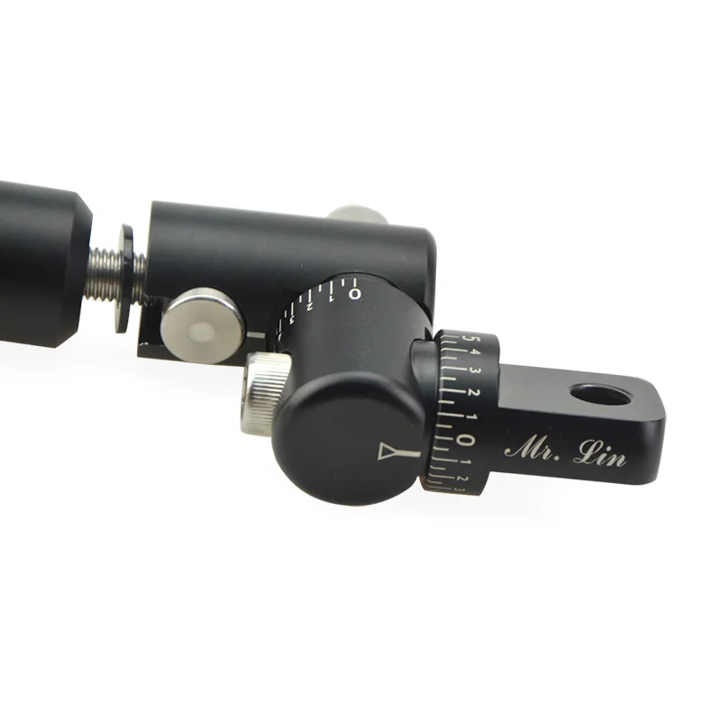 1pc Archery V Bar Adjustable Single Sided V Bar Compound Bow Adapter Shock Absorption Stabilizer  Hunting Accessory