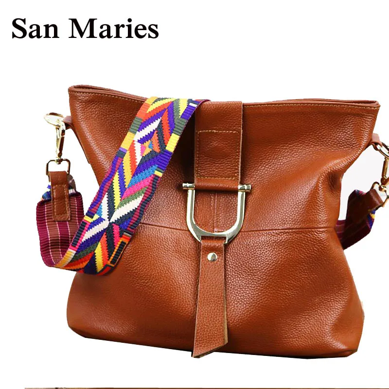 Designer Women Leather Brand Handbags Purses Color...