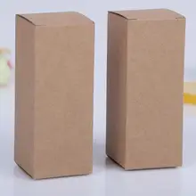 5*5*16,2 см крафт-бумаги Бумага коробка косметический раствор масла коробка для бутылок коробки на заказ 100 шт./лот