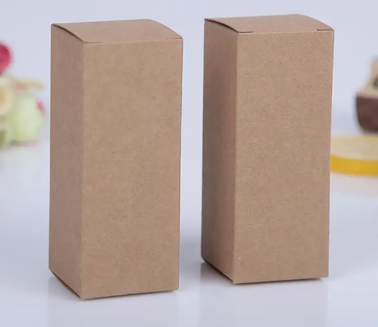 Download 5*5*16.2CM Kraft Paper Box Cosmetic Essence Oil Bottle ... Yellowimages Mockups