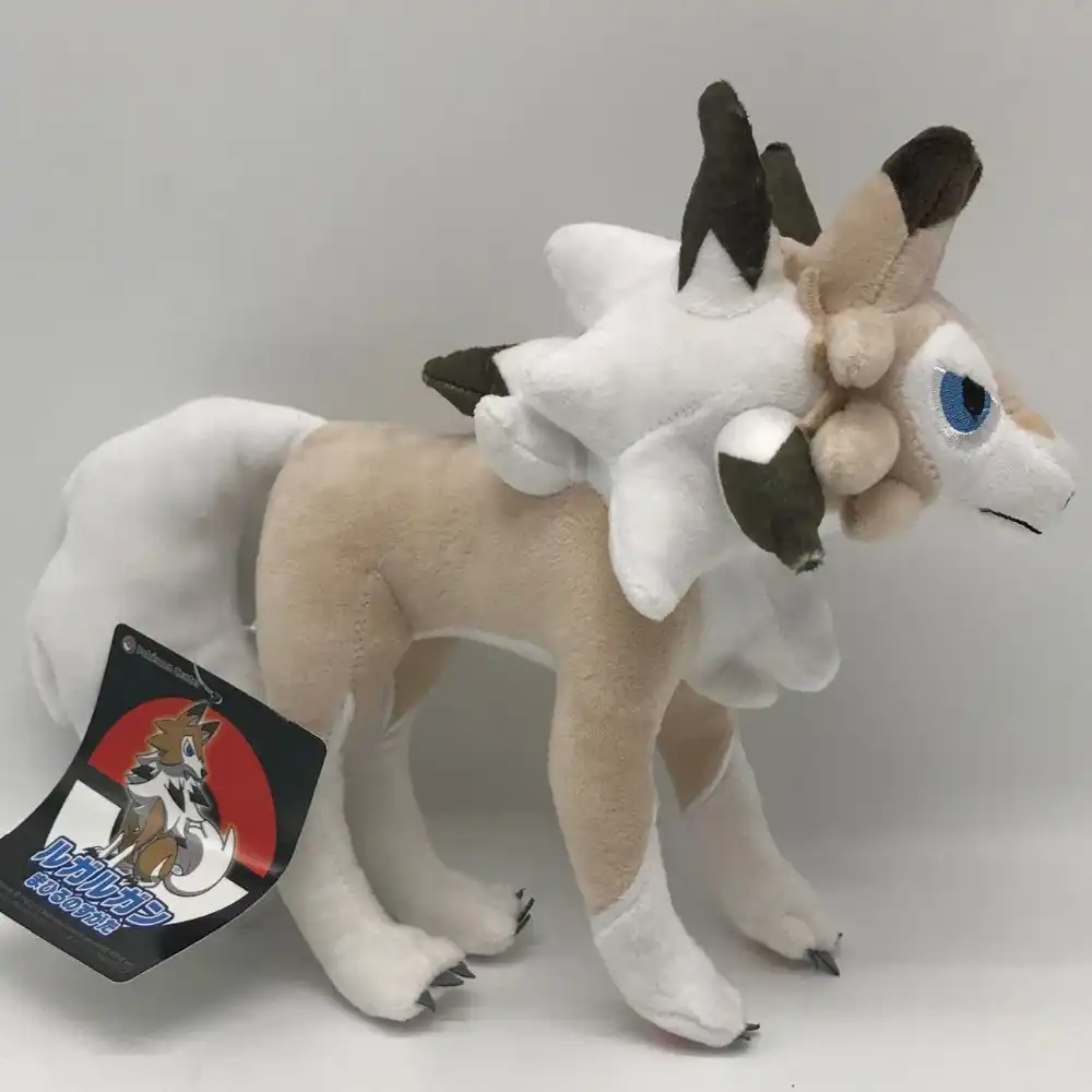 Pokemon Shiny Midday Form Lycanroc Plush Soft Toy Doll Stuffed Animal Teddy 9 Tv Movie Character Toys Toys Hobbies