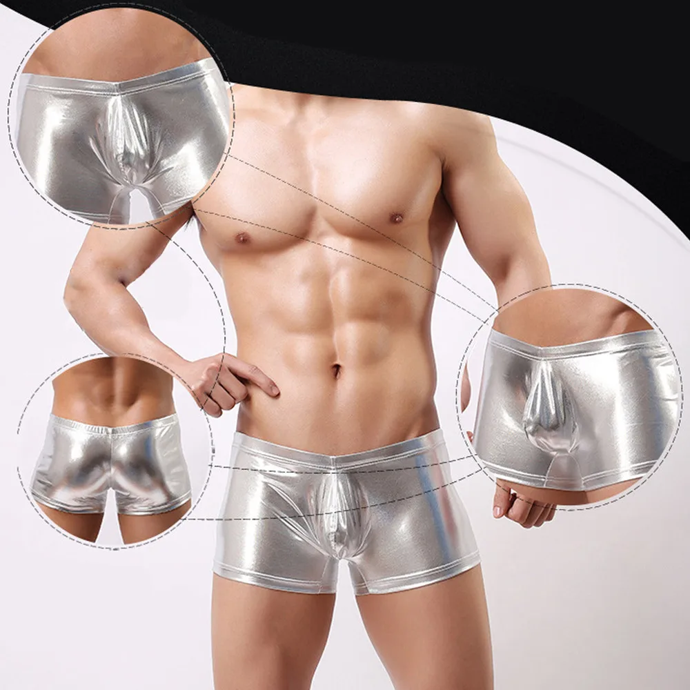 ChamsGend модные мужские шорты боксеры, мягкое нижнее белье с мешочком, трусы, Прямая поставка 180122