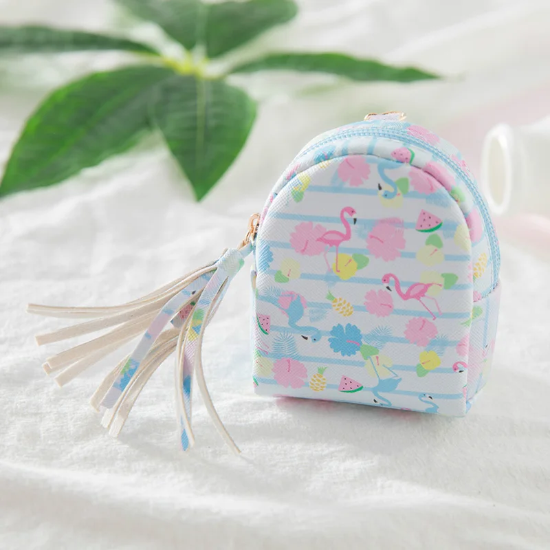 Fancy& Fantasy Горячая Фламинго сумка в форме брелка Портмоне на молнии маленький кошелек сумочка с брелоком кошелек кулон ювелирные изделия