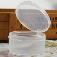 Mini Portable Transparent Jewelry Storage Box Case Home Storage Tool Can Be Coin Pill Plastic Storage