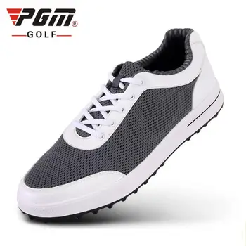 

PGM Golf Shoes For Men Breathable Air Mesh Ultra Light Summer New Sports Shoes fixed shoes nail anti-skid Golf Sneakers 39-45