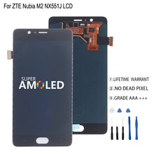 Amoled For ZTE Nubia M2 NX551J LCD Display Touch Screen Digitizer For ZTE Nubia M2 Display Assembly Phone Parts Screen LCD Amoled For ZTE Nubia M2 NX551J LCD Display Touch Screen Digitizer For ZTE Nubia M2 Display Assembly Phone Parts Screen LCD