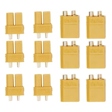 10 Pairs XT30 Male Female Bullet Connector Bullet Plug Connector For RC Li on Battery