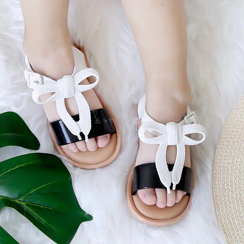 Mini Melissa Ultragirl Единорог новые оригинальные прозрачные сандалии для девочек детские сандалии детская пляжная обувь для малышей 14-18 см - Цвет: as pic