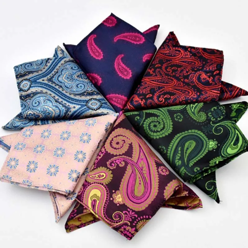 High quality Handkerchief Pocket Square Handkerchiefs Printed 23cm*23cm