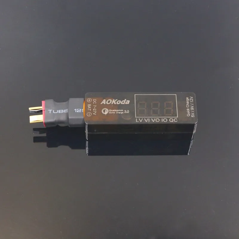 

AOKoda XT60 to USB QC3.0 Quick Phone Charger LiPo Battery Discharger Power Converter adapter XT60 Deans T connector available