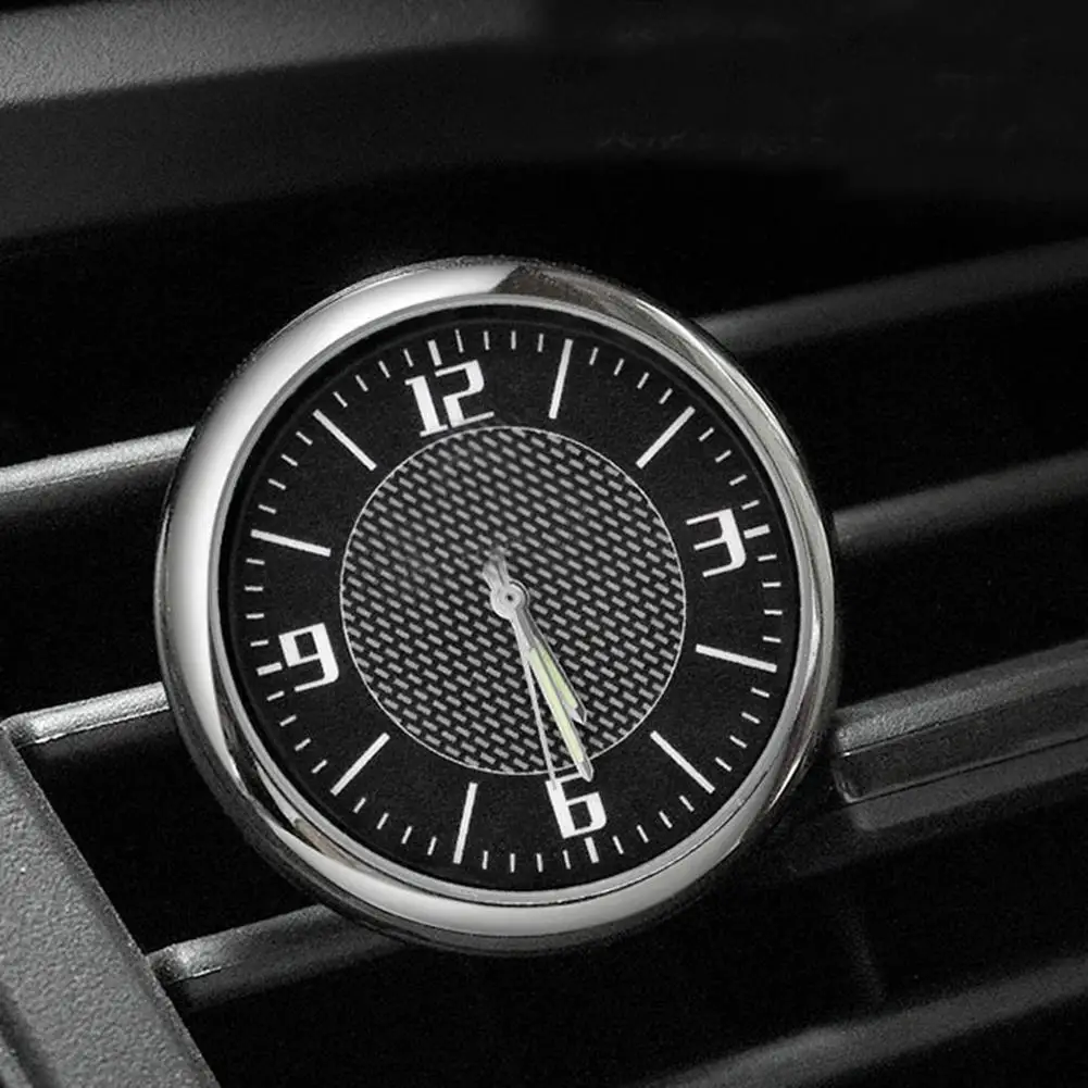 

Auto Car Vehicle Luminous Round Quartz Clock Watch Dashboard Air Outlet Decor