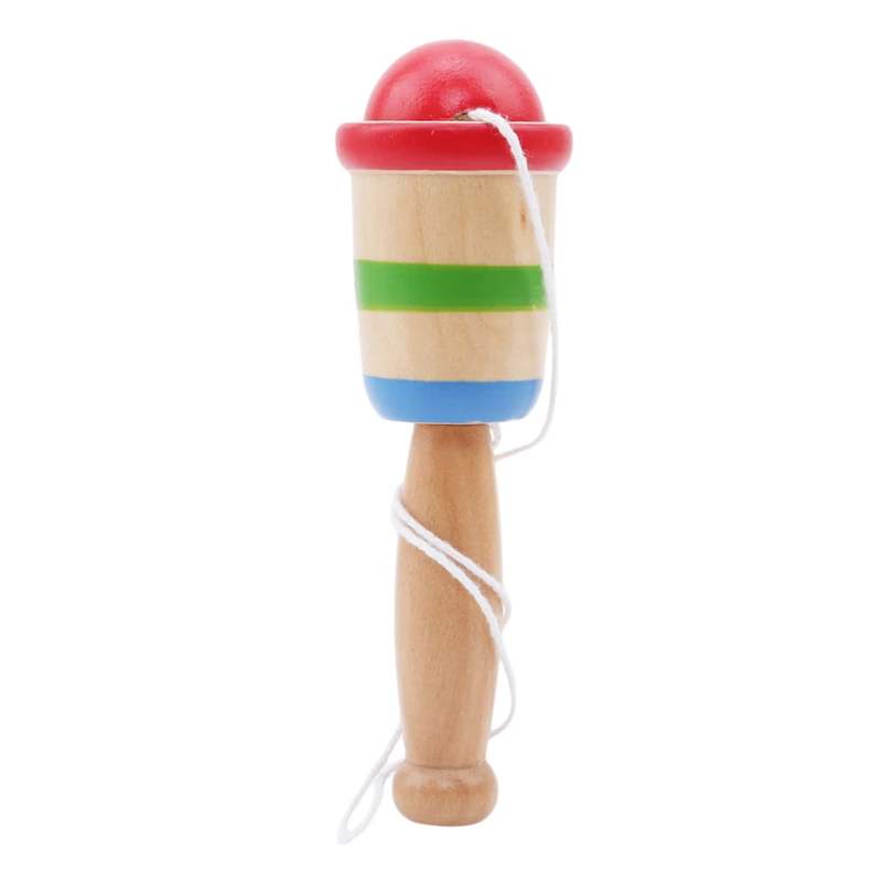 Дети Анти Стресс безопасный простой Kendama деревянный Bilboquet чашка и мяч дошкольного образования игрушки для детей на открытом воздухе забавные игры