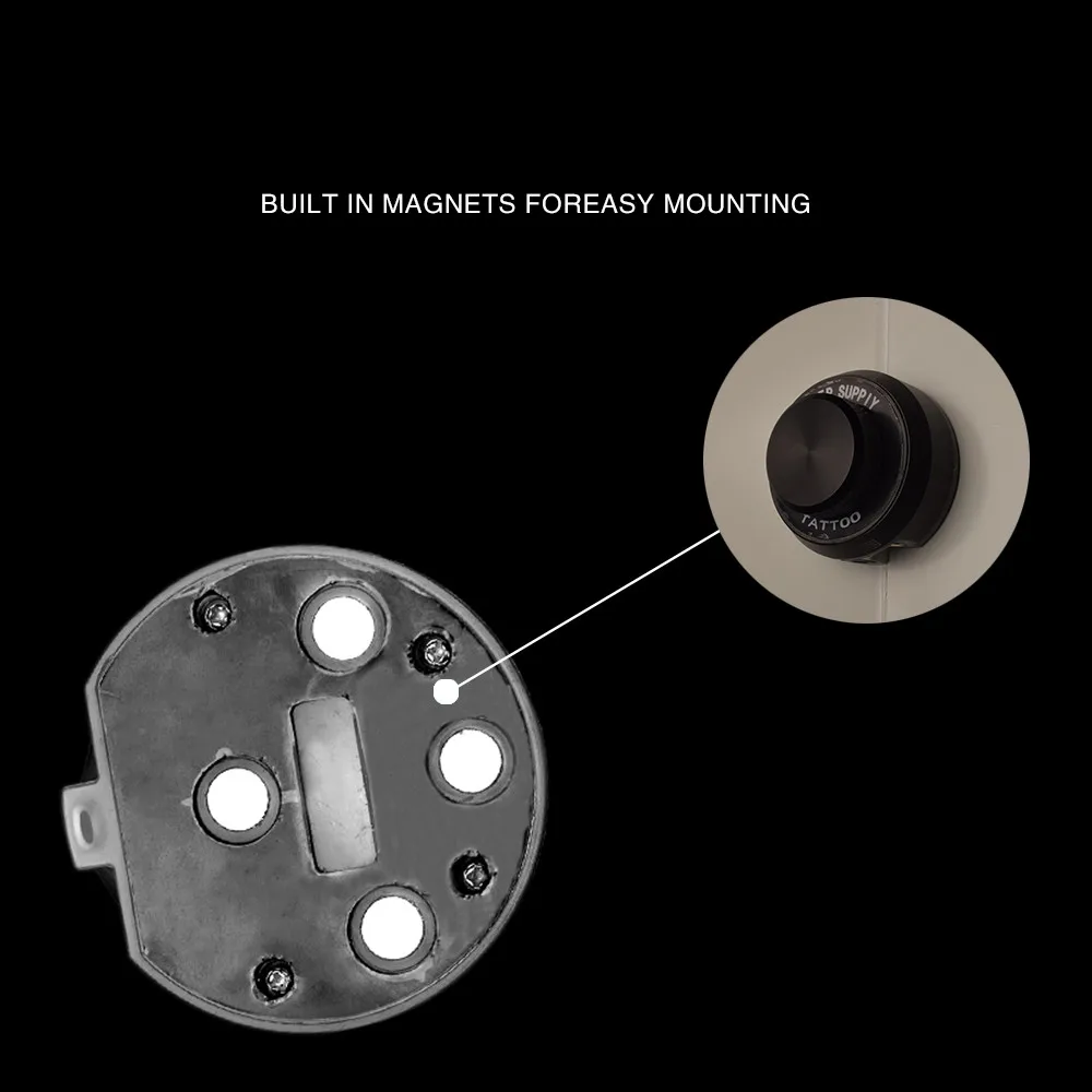  2019 Tattoo Accessories New Mini Tattoo Power Supply Pedal With Knob to Adjust Voltage Supplies