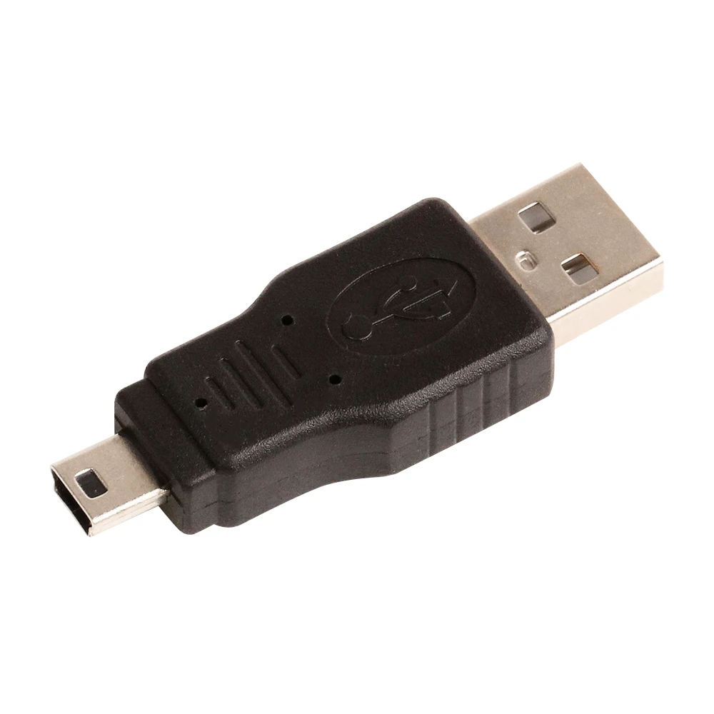 Высокое качество 100 шт./лот черный USB A to B 5pin USB Кабель-адаптер для MP3 MP4 телефона DHL Fedex