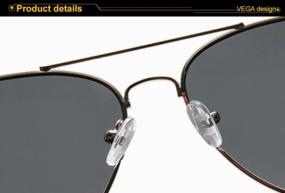 VEGA Eyewear Classic Aviation Sunglasses Polarized Authentic Navy Air Force Sunglasses Me (1)