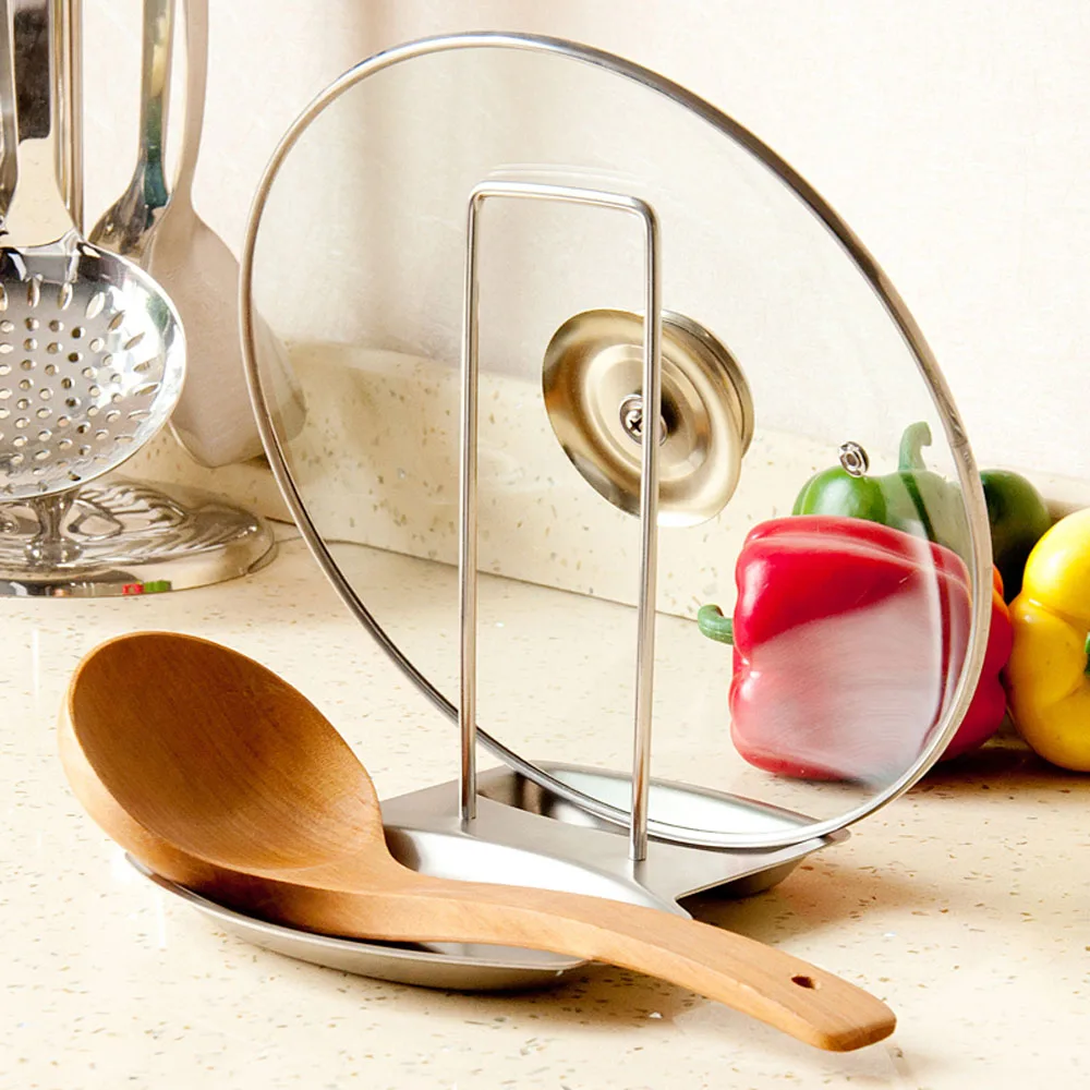 Держатель подставка для ложки из нержавеющей стали|spoon rest|kitchen spoon restspoon holder |