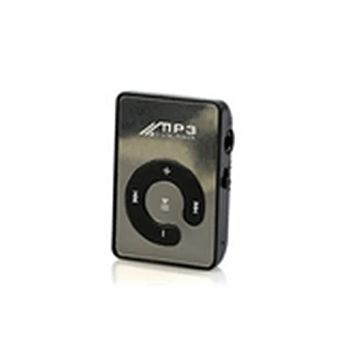 Топ Предложения Мини Зеркало Клип USB цифровой Mp3 музыкальный плеер Поддержка 8 Гб SD TF карты фиолетовый/черный/синий/зеленый/розовый/белый - Цвет: Черный