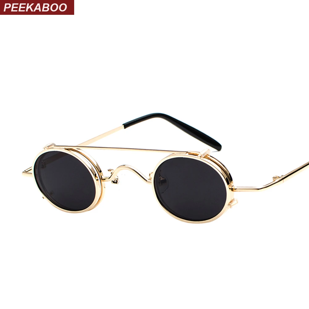 Солнцезащитные очки peekabo маленькие овальные женские винтажные ретро в