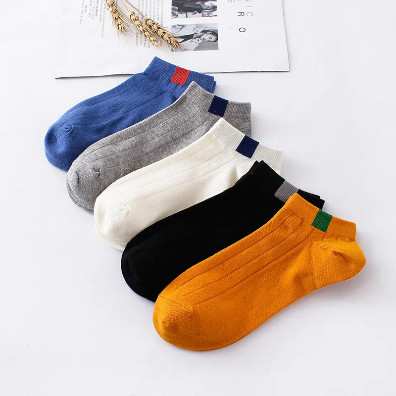 Sweat Breathable Mens Cotton Summer Socks Spring Autumn Quality Fashion