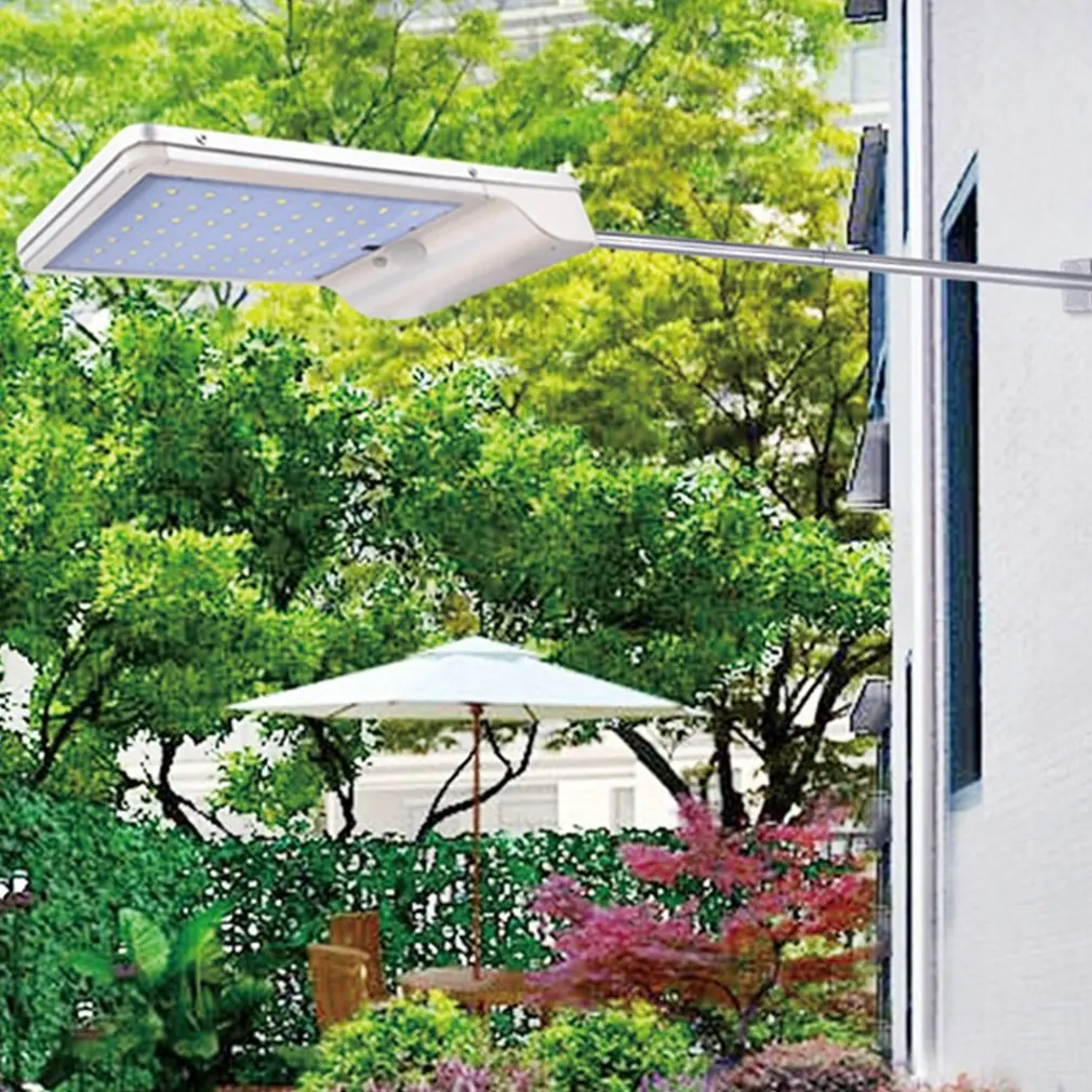 

56 LED solar lamp Human induction Wall Lamp Night Light Outdoor waterproof street lamp wall lamp for Garden Path Drop Shipping