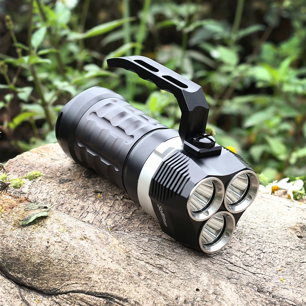 Sofirn SD01 подводный светильник 3 * Cree XPL 3000LM светодиодный поиск 18650 мощный погружной