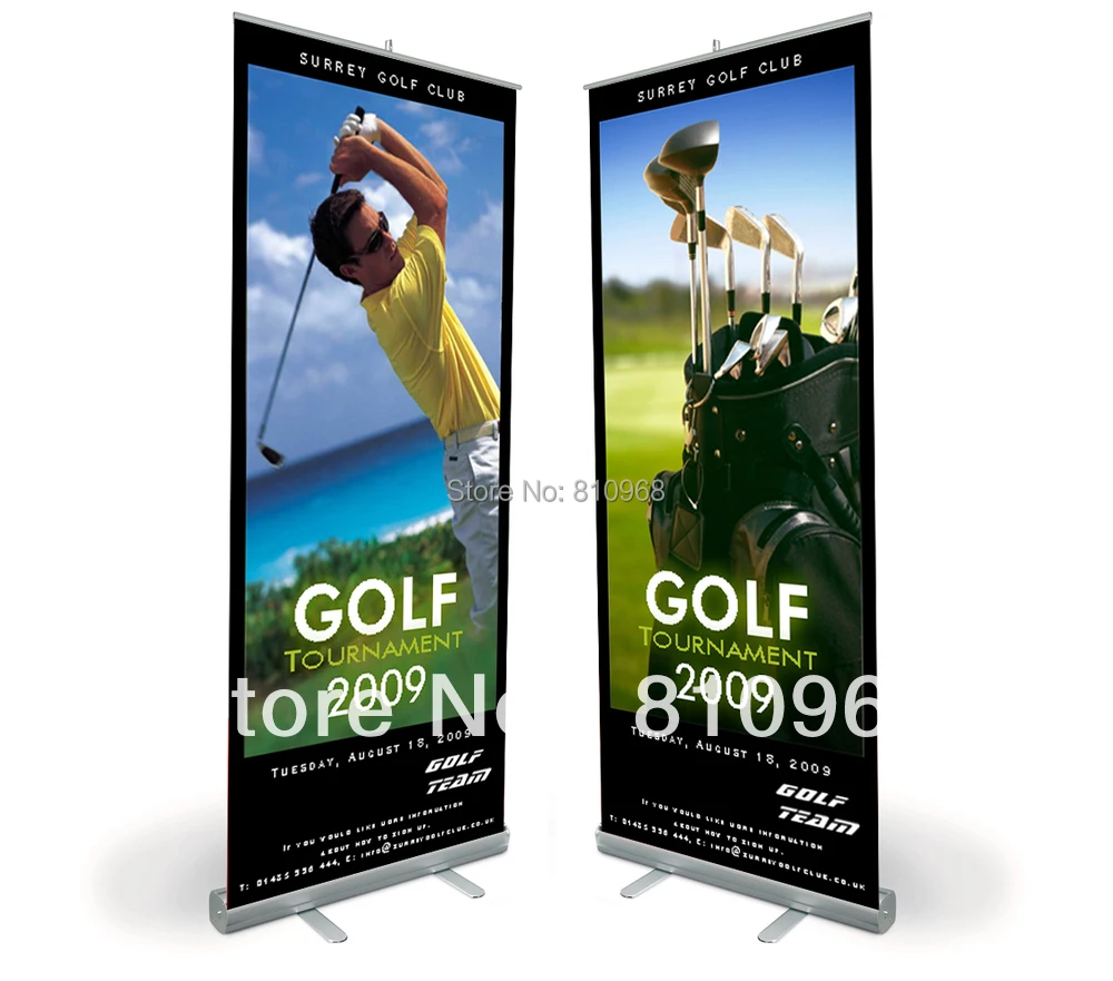 Low Cost 200x85cm Roll Up Banners Free Print Your Design High