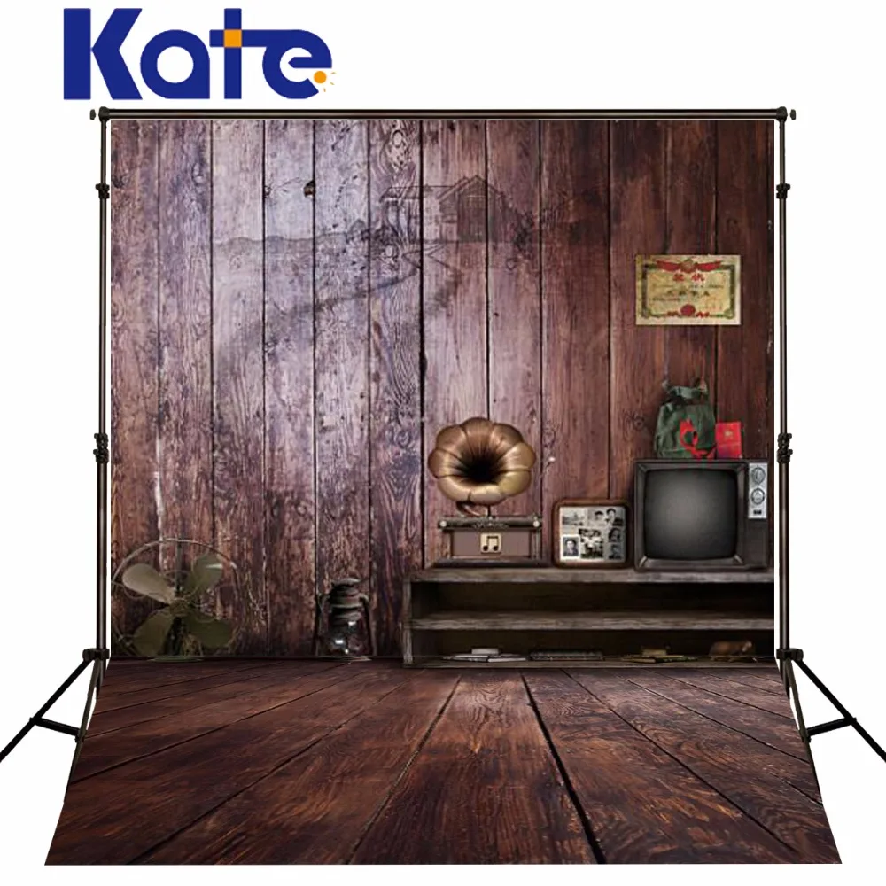 

300*200Cm(10*6.5Ft) Photography Backdrops Nostalgic Wooden Tv Fondos Estudio Fotografico