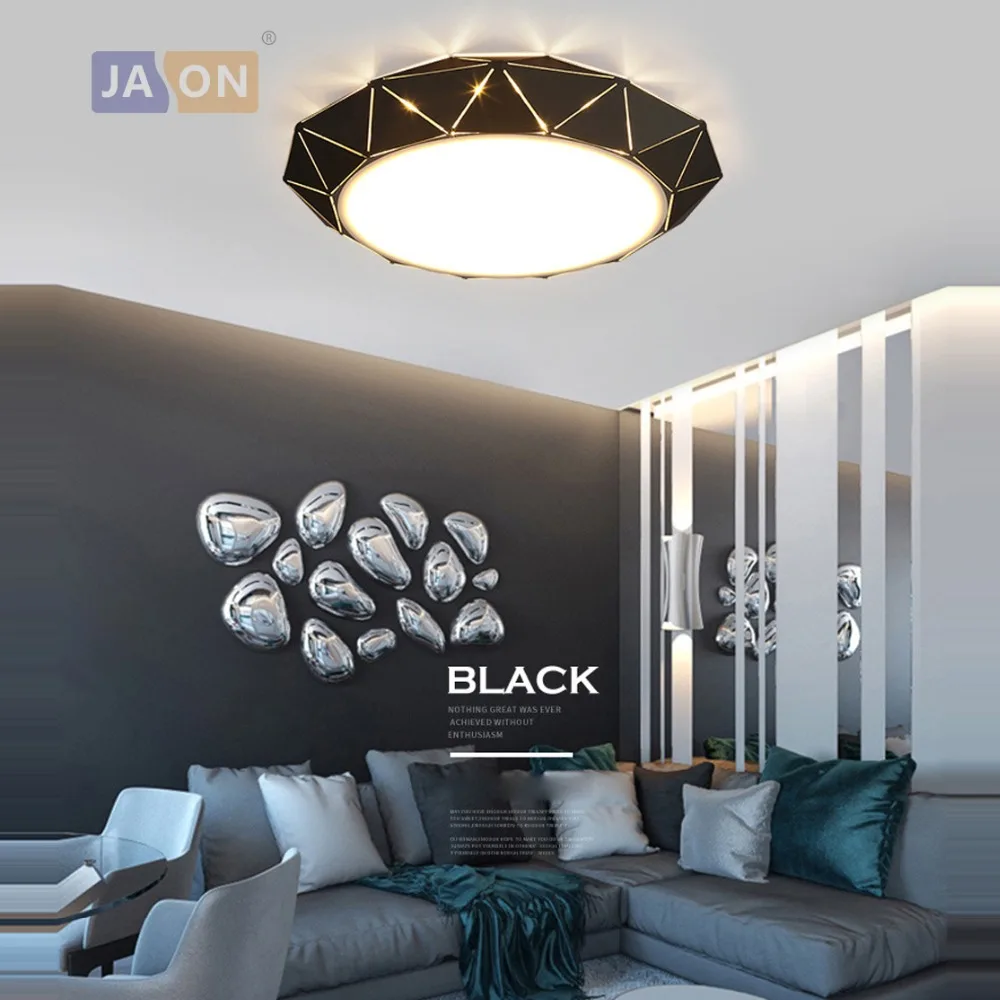 

LED Modern Iron Acryl 8 Thin Colorized Diamond LED Lamp.LED Light.Ceiling Lights.LED Ceiling Light. Ceiling Lamp For Bedroom