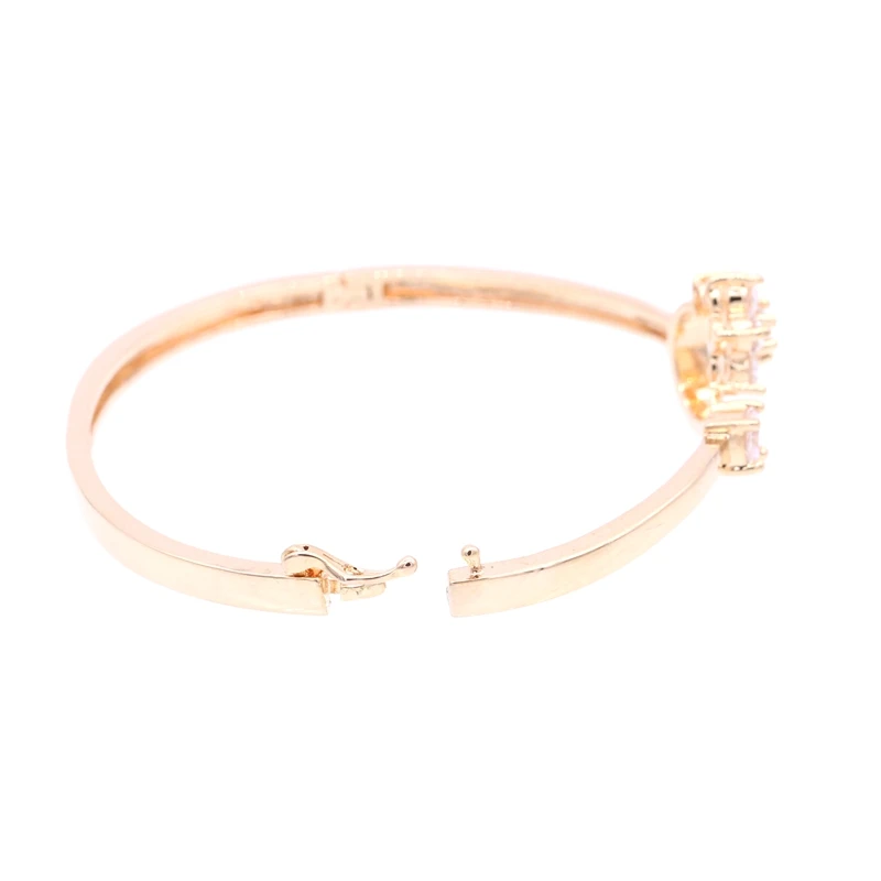 GZJY модные очаровательные Циркон Кристалл pulseiras манжеты Браслеты браслет с цветами для Для женщин вечерние украшения bijoux femme