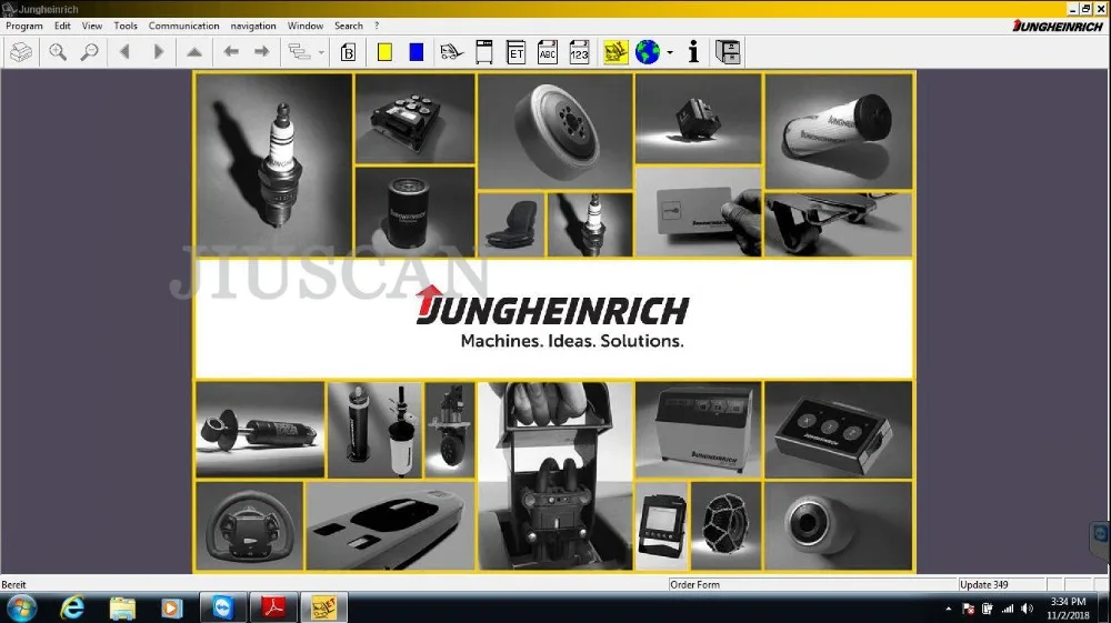 JIUSCAN вилочный погрузчик Диагностика judit 4 Jungheinrich Incado диагностический 4,33 комплект программного обеспечения с кабелем Чтение/chang параметры